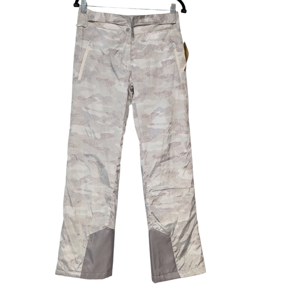 Forever 21 Woman's Ski Snow pants Camo Velcro Side For Adjusting Waist Size XS